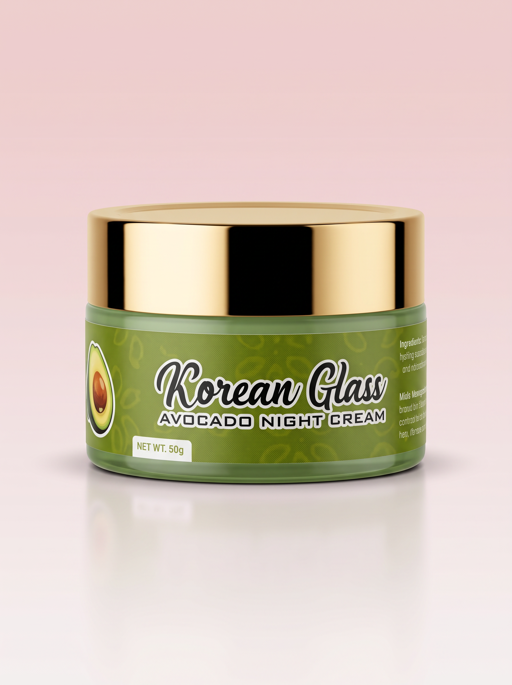 Korean Glass Avocado Night Cream