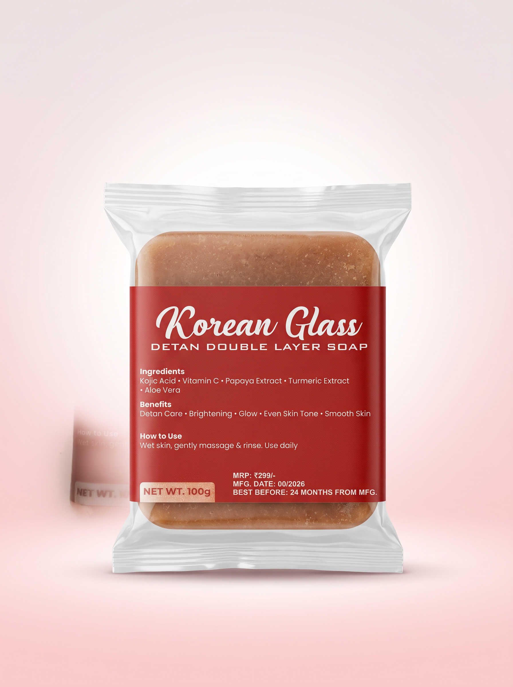Detan Double Layer Soap